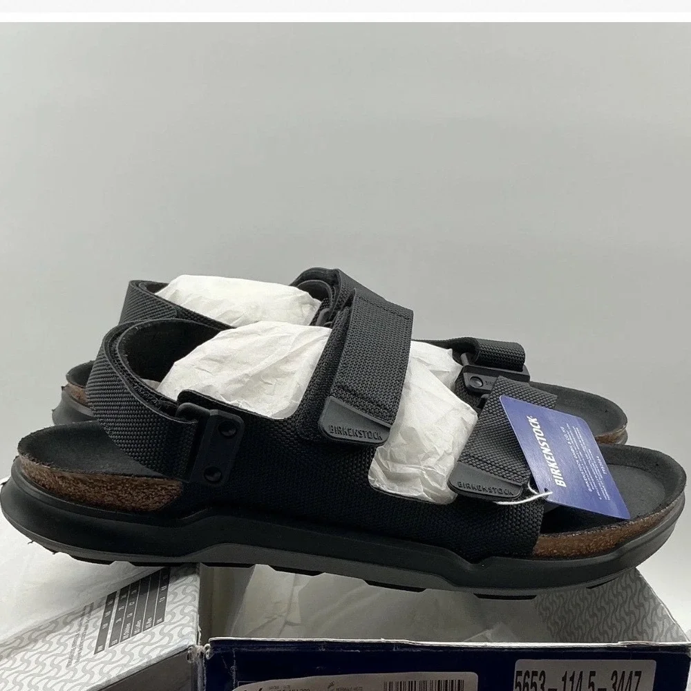 Birkenstock Atacama Mens Black Birko-Flor Sandals EU 46 US 13 L13 M13 1013755